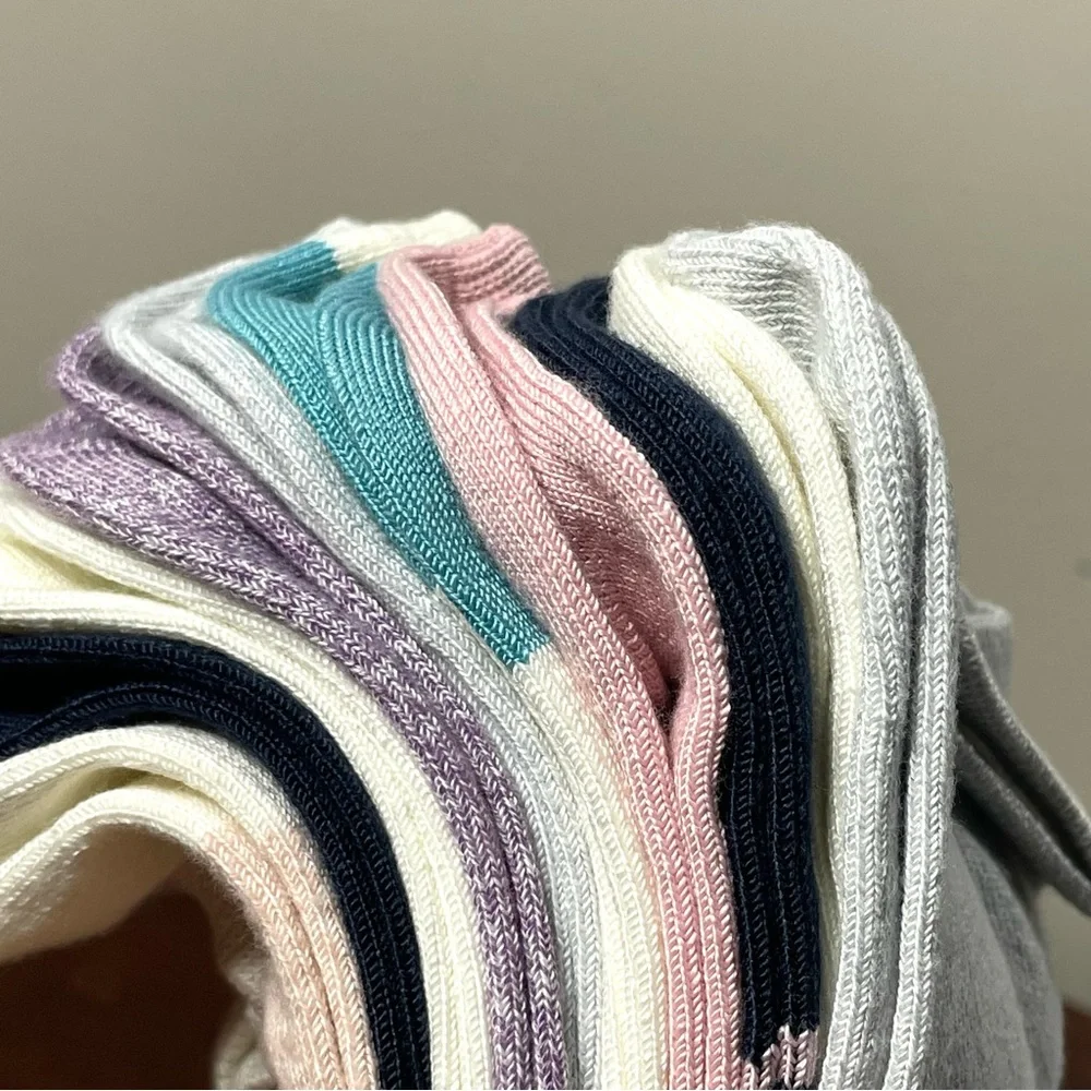 Lucky Brand Women's Super Soft No Show Socks 10 Pairs Size 4-10 Multi Colors New